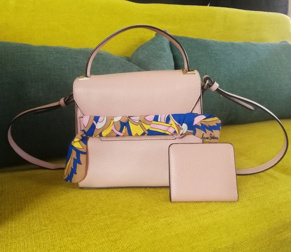 Sam Edelman Pink Leather Top handle Crossbody